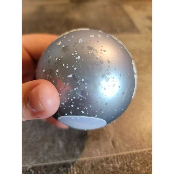 Snowman snowflake jolly blown glass ball ornament Xmas - Picture 6 of 7